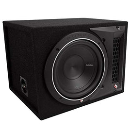 2 Pack Rockford Fosgate 500W Punch Single P1 10 Inch Loaded Subwoofer Enclosure