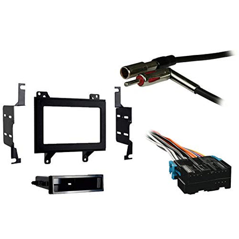 Metra 99-3045 GM Small Truck 1994-97 DIN and Double DIN Radio Bundle