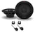 Alpine R2-S65 300W 6.5" Coaxial Speakers + Speaker Harness Fit Chrysler 90-07 Cherokee