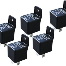 5 Absolute RLS125 12-VCD Automotive Marine Bosch Tyco Style Relay SPDT 30/40 AMP