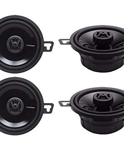 4) New Rockford Fosgate Punch P132 160W 3.5" 2-Way Full-Range Car Audio Speakers