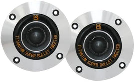 MR DJ HDT800S Pair 4" Speaker Size 400 Watt High Compression Aluminum Titanium Bullet Super Tweeter