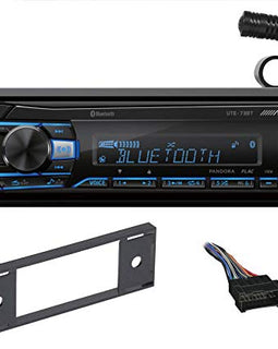 Alpine  UTE-73BT Bluetooth Stereo Receiver + 99-7308 & 70-7300 Fit 2002-05 Hyundai Accent