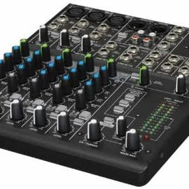 Mackie 802VLZ4 8 Channel Ultra-Compact Analog Mixer with MR DJ Cables Bundle