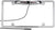 CAM107 Backup Camera License Plate HD Night Vision Rear View 170° Angle Waterproof Compatible with Pioneer Car Radio