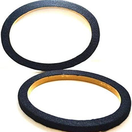 2 Absolute 12" Woofer Ring Spacer Black Carpet