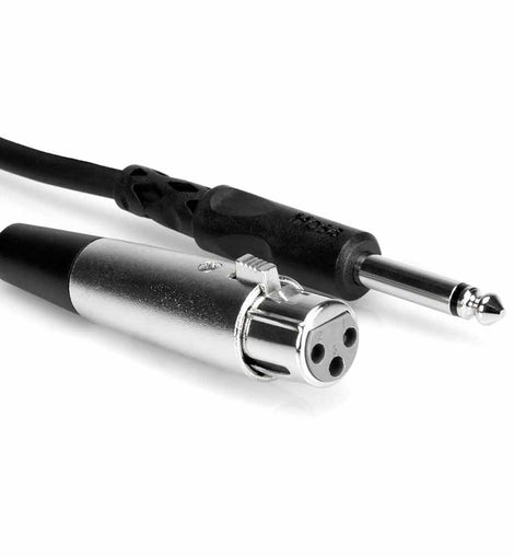 Hosa PXF-105 Unbalanced Interconnect Cable XLR3F to 1/4 in TS - 5 Feet