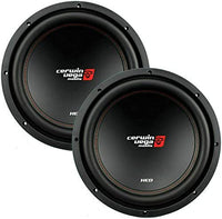 Cerwin-Vega XED12V2 Pair 1000 Watt 12" Car Audio Subwoofers