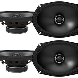 2 Pair ALPINE S-S69 260 Watt 6x9" Car Audio Coaxial 2-Way Speakers