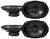2 Pair ALPINE S-S69 260 Watt 6x9" Car Audio Coaxial 2-Way Speakers