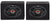 JVC CS-DR6940 550W 6x9 4-Way Coaxial Speakers + 6x9" Box