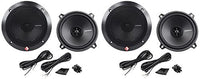 2 Pairs Rockford Fosgate R1525X2 5.25" 2-Way 320 Watt Total Car Audio Speakers