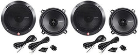 2 Pairs Rockford Fosgate R1525X2 5.25" 2-Way 320 Watt Total Car Audio Speakers