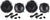 2 Pairs Rockford Fosgate R1525X2 5.25" 2-Way 320 Watt Total Car Audio Speakers