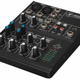 Mackie 402VLZ4 4-Channel Compact Mixer with Cables Bundle