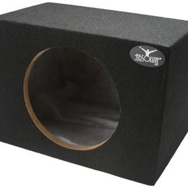 Absolute  12" Sealed 3/4" MDF Single Hatchback Subwoofer Enclosure Box 1.2 Cubic'