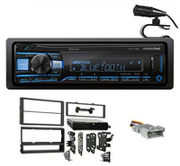 Alpine UTE-83BT Digital Car Stereo Metra 99-8205 Fit 03-04 Toyota Matrix