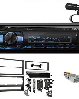 Alpine UTE-83BT Digital Car Stereo Metra 99-8205 Fit 03-04 Toyota Matrix