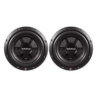 (2) Rockford Fosgate R2SD4-10 10" 800 watt Prime R2 Dual 4 Ohm Voice Coil Shallow Subwoofers Stamped Solid-steel Frame - Mica-injected Polypropylene Woofer Cone with Poly-foam Surround