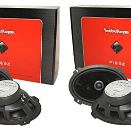 4 New Rockford Fosgate P1692 6x9" 300 Watt 2 Way Car Coaxial Speakers Audio