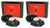 4 New Rockford Fosgate P1692 6x9" 300 Watt 2 Way Car Coaxial Speakers Audio