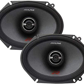 Alpine R-S68 6x8" Front+ Rear Factory Speaker Replacement Kit For 98-01 Ford Explorer