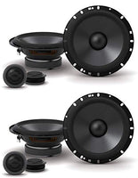 2 Pairs ALPINE S-S65C 240w 6.5" Car Audio Component Speakers w/1 Tweeters