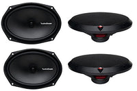 4 Rockford Fosgate R169X2 6x9" 260W 2 Way Car Coaxial Speakers Audio Stereo