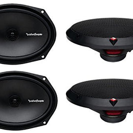 4 Rockford Fosgate R169X2 6x9" 260W 2 Way Car Coaxial Speakers Audio Stereo