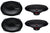 2 Pairs Rockford Fosgate R169X2 6x9" 260W 2 Way Car Coaxial Speakers Audio Stereo