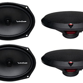 2 Pairs Rockford Fosgate R169X2 6x9" 260W 2 Way Car Coaxial Speakers Audio Stereo