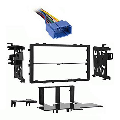 American Terminal Compatible with Isuzu Oasis 1996-1999 Double DIN Aftermarket Stereo Harness Radio Install Dash Kit