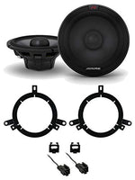 Alpine R2-S65 6.5" Front Factory Speaker Kit Fit 1999-2004 Chrysler 300M