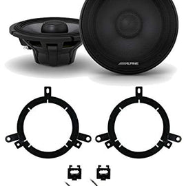 Alpine R-S65.2 6.5" Front Factory Speaker Replacement Kit For 1999-2004 Chrysler 300M