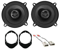 ALPINE S2-S50 170 Watt 5.25" 5 1/4" Coaxial 2-Way Speaker + Wire Harness 5.25" To 6 x 8" Brackets Fit 1997-1998 Ford Expedition