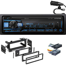 ALPINE UTE-73BT Bluetooth Car Stereo + 99-6501 1974-2003 Chrysler/Dodge/Jeep Kit