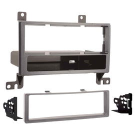 Metra 99-7325S Single-DIN Car Stereo Silver Dash Kit - Compatible Fits for Hyundai Santa Fe 2007-2012