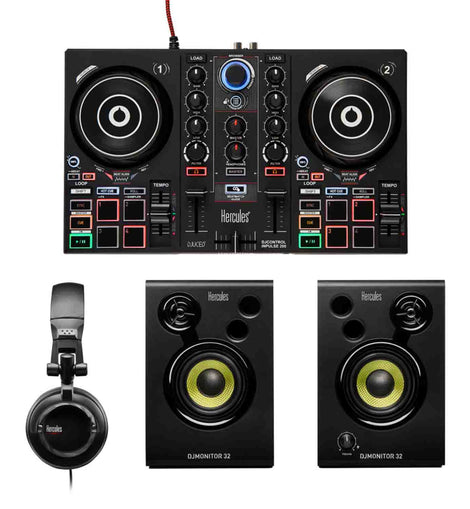 Hercules DJLearning Kit Complete DJ System for Beginners
