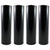 PRO 18" x 1500' 80 Ga 4 Rolls Pallet Wrap Stretch Film Shrink Wrap 1500FT Black