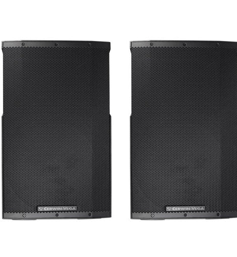 2 Cerwin Vega CVE-15 Pro Audio Bluetooth 15