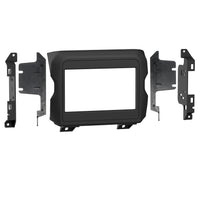 Metra 107-CH3B Double DIN Dash Kit - Compatible Fits for Jeep Wrangler JL 2018-Up / Gladiator JT 2020-Up