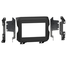 Metra 107-CH3B Double DIN Dash Kit - Compatible Fits for Jeep Wrangler JL 2018-Up / Gladiator JT 2020-Up