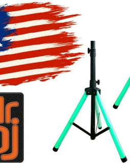 2 MR DJ SS700LED Color Stand <br/> ultra-bright universal color-changing stand LED speaker stand tripod telescoping with LED lighting and IR remote control