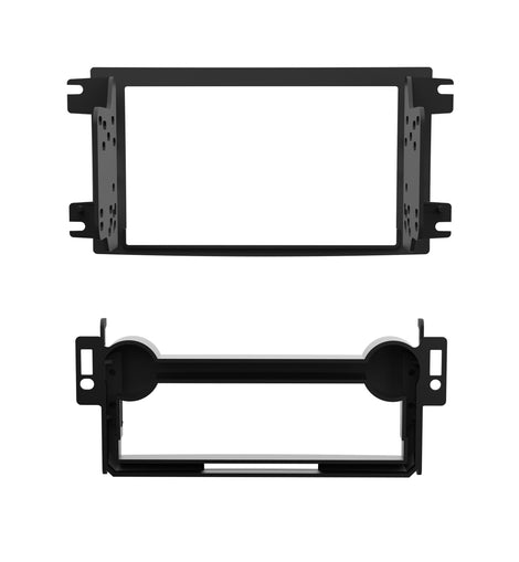 Metra 95-6533B DDIN Radio Dash Install Kit - Compatible Fits for Chrysler/Dodge/Jeep 2004-2010 (without NAV)