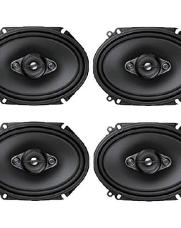 (2) Pairs PIONEER TS-A6880F 6x8 6" x 8" 700 Watt 4-Ohm 4-Way Car Audio Speakers