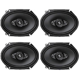 (2) Pairs PIONEER TS-A6880F 6x8 6" x 8" 700 Watt 4-Ohm 4-Way Car Audio Speakers