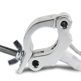 Galaxy Stage GS-C114PS Half Coupler Conical Clamp Silver 660 lb Load Capacity TUV Approved Fits 48-51mm Truss
