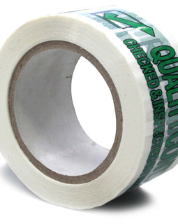 1 3MIL PRINTED QUALITY CONTROL CARTON SEALING PACKING BOX TAPE 2.5" X 110 YARD