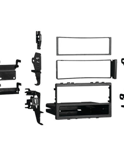 1 - 1989 - 2006 Honda(R)/Acura(R) Single-DIN Installation Multi Kit, Provides pocket with mounting of a DIN radio or an ISO DIN radio, Includes rear support bracket, 99-7898
