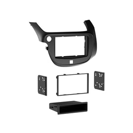 Metra 95-7877B Double-DIN Black Dash Kit - Compatible Fits for Honda Fit 2009-2013